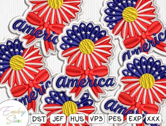 America Daisy Patch Embroidery Design Review