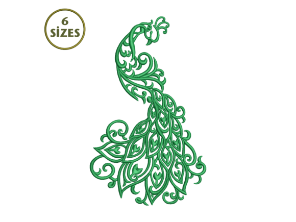 Arabic Calligraphy Peacock Embroidery