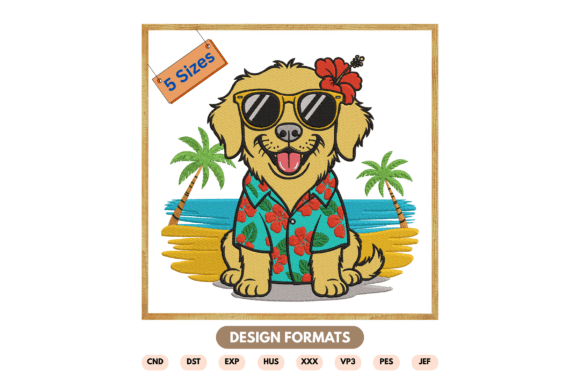 Beach Dog Embroidery: A Designer's Review for Handmade Gifts