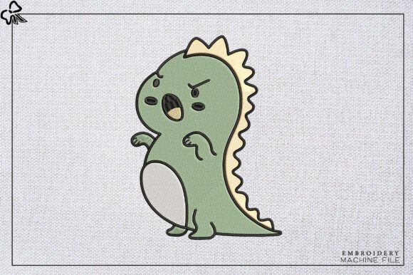 Cute Baby Dino Embroidery Review