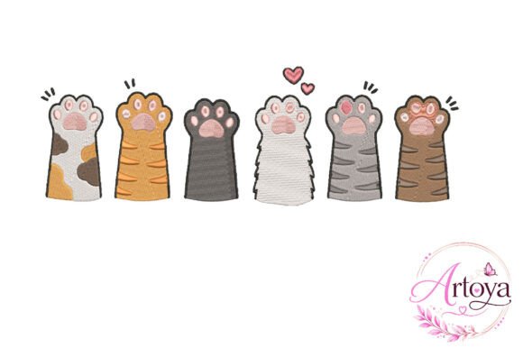 Cute Cat Paw Embroidery Design Review