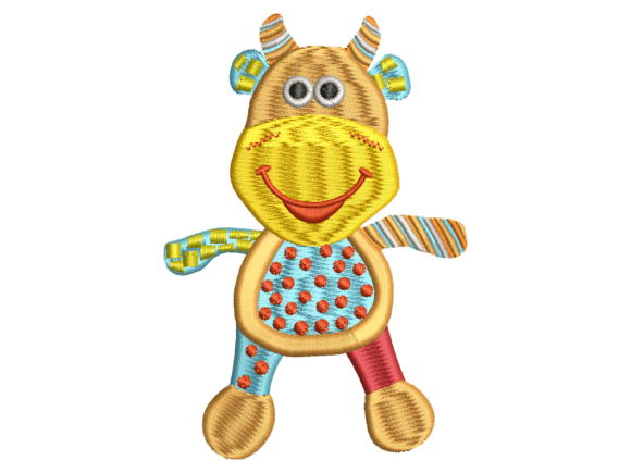 Cute Toy Cow Embroidery Design Review