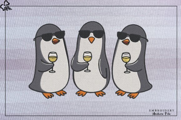 Funny Penguin Embroidery Design Review