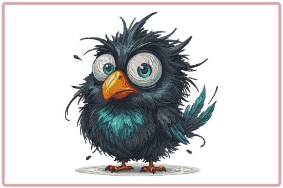 Funny Quirky Bird Embroidery Design Review