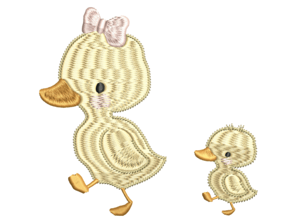 Mother Duck Duckling Embroidery Review