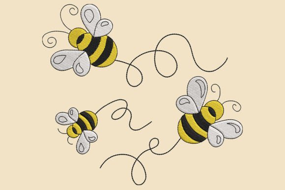 Triple Bee Embroidery Design Review