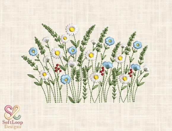 Wildflower Meadow Garden Embroidery File Review